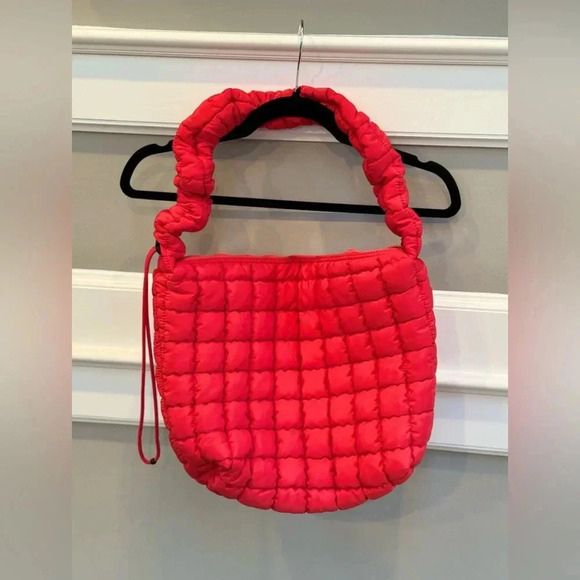 NWT Anthropologie Nylon Scrunch Tote - Picture 3 of 5